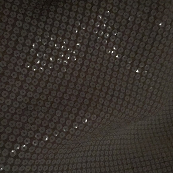 Cream color sequin and lace crop top size M - Picture 5 of 9